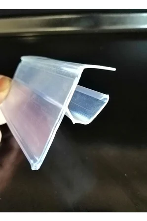 10 Adet 18 Mm Sunta Ve Ahşap Raflar İçin Raf Önü Fiyat Etiketlik 100 Cm - Pvc Etiketlik