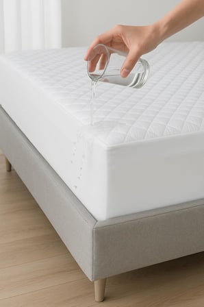 Yatak Alezi Pamuklu Kapitone Fitted Full Kenar Sıvı Geçirmez Yatak Koruyucu Beyaz (160 x 200)