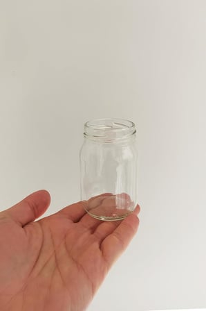 190 ml Metal Kapaklı Konserve Kavanozu 190 Cc Şeffaf Bebek Mama Kavanoz 20 Adet (Siyah)