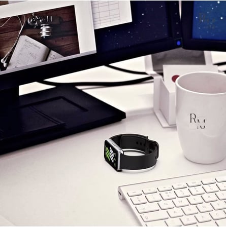 Samsung Galaxy Fit 3 İle Uyumlu Silikon Spor Kordonlu Klasik Kayış Kordon Pudra