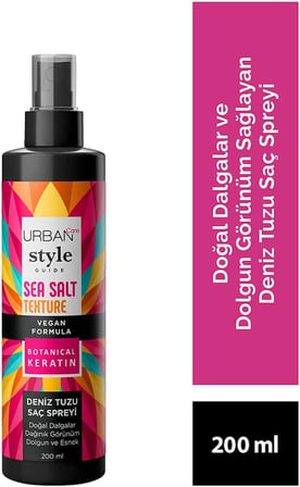 Style Guide Deniz Tuzu Etkili Doğal Dalga Sağlayan Saç Spreyi 200 ml- Vegan