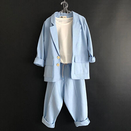 Erkek Çocuk Keten Takım