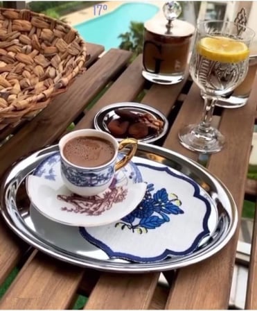 Paslanmaz Çelik Servis Sunum Tabağı Ve Tepsisi 20 Cm (6 Adet) Fma440267