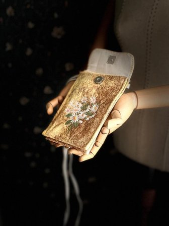 MEADOV Nakış İşlemeli Telefonluk, Telefon Çantası v26