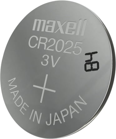 CR2025 piller, 5 adet, Lityum, 3 V, 170 mAh, gri