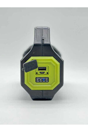 PD-7575 USB Çıkışlı Ledli Solar Şarjlı El Feneri ve Kamp Lambası