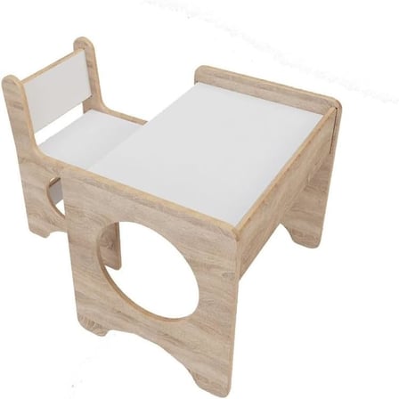 Montessori Çocuk Oyun &amp; Aktivite &amp; Çalışma Masa ve Sandalyesi - Sonoma