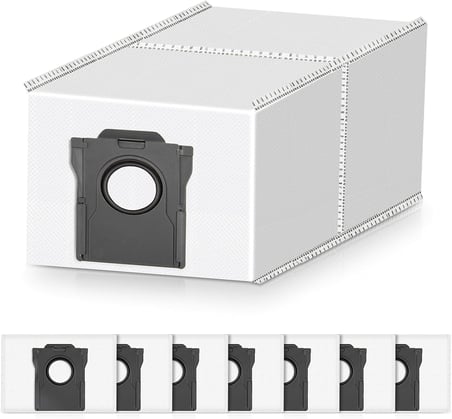 Dreame D10 Plus Gen 2 / L10s Plus Robot Süpürge için 8 Adet Toz Torbası, 4L Büyük Kapasiteli Elektrikli Süpürge Torbası Aksesuarı