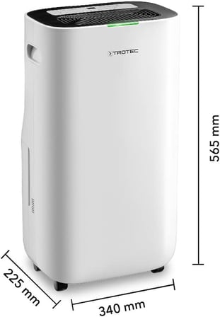 TTK 70 HEPA Nem Alma Cihazı ve Hava Temizleyici | 50 m² / 125 m³'e kadar odalar için uygundur | Su haznesi yakl. 6,5 litre