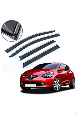 Renault Clio 4 Hb Krom Çıtalı Cam Rüzgarlığı