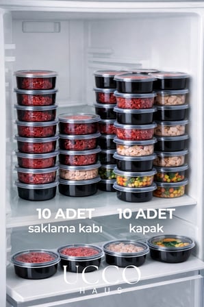 10'lu 250 ml Kıyma Et Sos Kemik Suyu Sebze Saklama Kabı Sızdırmaz Mikrodalga Buzluk Düzenleyici