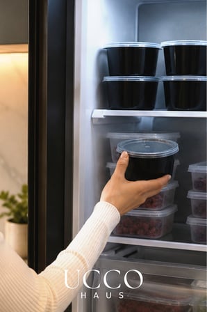 500 ml Kapaklı Buzluk Mikrodalga Saklama Kabı - 10 Adet- Et, Kıyma, Yemek, Salata Buzdolabı Organizeri