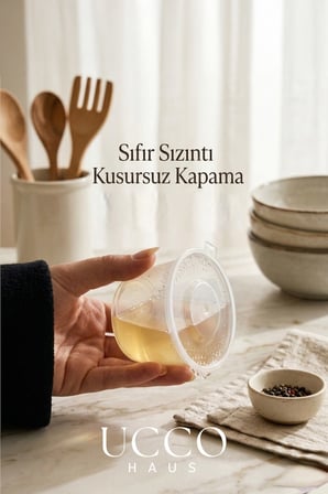 25 Adet 120 ml Sızdırmaz Kapaklı Sosluk Buzluk Saklama Kabı, Et Suyu, Kemik Suyu Mutfak Organizeri