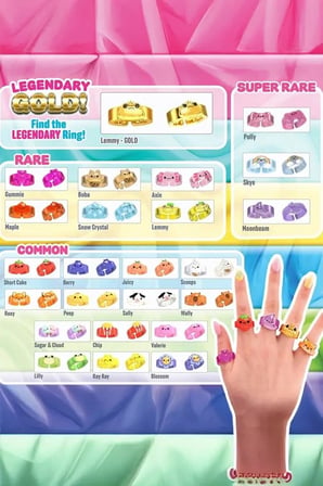 MINISO Jöle Pasta Slime Tower Cake 4'lü JC140 – Renkli Katmanlı Slime Seti