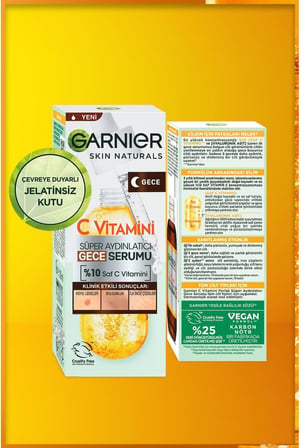 Garnier C Vitamini Süper Aydınlatıcı Gece Serumu