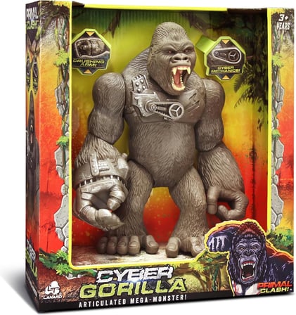 Jurassic Clash Siber Goril 27 cm.