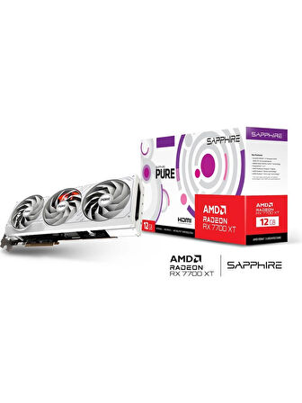 Sapphire RX 7700 XT Pulse 11335-04-20G 192 Bit GDDR6 12 GB Ekran Kartı OUTLET