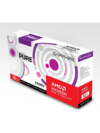 Sapphire RX 7700 XT Pulse 11335-04-20G 192 Bit GDDR6 12 GB Ekran Kartı OUTLET