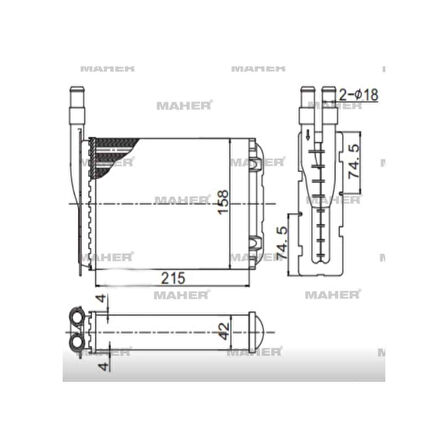 RADYATÖR KALORİFER R9 85-00 / R11 85-00 / FLASH 85-00 MEKANİK