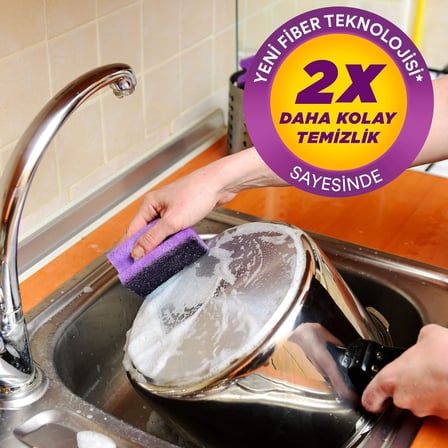 1789760 Extreme Bulaşık Süngeri 2'li Tırnak Koruyuculu