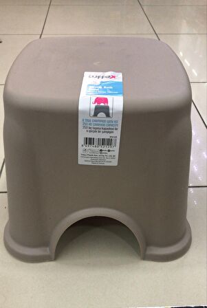 KAYMAZ AYAKLI SİYAH BANYO TABURESİ