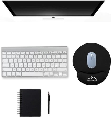 Lord Mountain Ergonomik Mouse Pad Bilek Destekli – Yumuşak Dolgulu Kaymaz Siyah Mousepad