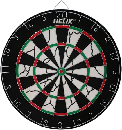 Helix Dbka-18 Dart Tahtası 18",Siyah Beyaz Tek Ebat
