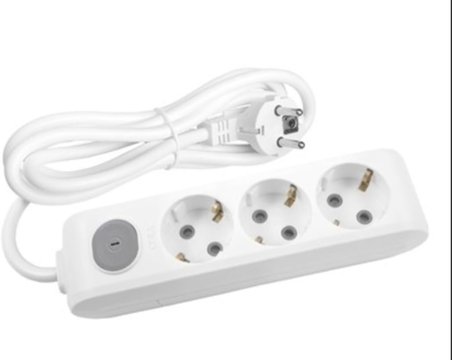 -Multi-let 10m 3 Prizli Anahtarlı Monoblok Fiş CCA 3x2.5 mm TTR Uzatma Kablosu
