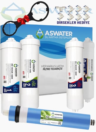 Ihlas Aura Cebilon Plus Silver Platinium Uyumlu 5 Aşamalı Elite Filtre Seti