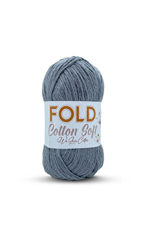 Fold Yarn Cotton Soft - Gri