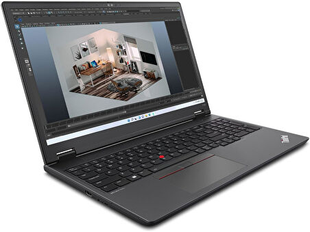 Lenovo Thinkpad Mws P16V V2 Intel Ultra-7 155H 32GB 5600MHZ 4tb+4tb SSD SSD Nvıdıa 6GB/RTX1000ADA W11PRO Workstation Bilgisayar WS21KX003BTXA04+ZETTAÇANTA