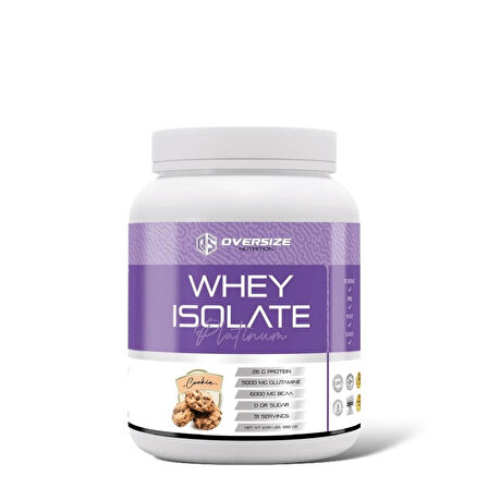 Whey Isolate Platinum 930 gr 31 Servis Kurabiye Aromalı İzole Protein 