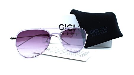 GIGI OO MILANO  113 C2 50  Unisex GÜMÜŞ Damla Çerçeve Güneş Gözlüğü