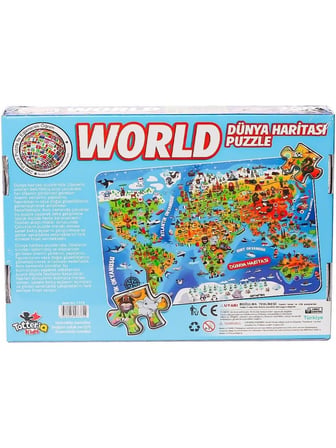 7375 Dünya Kültür Haritası Puzzle -Totteriq