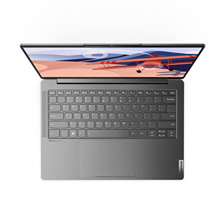 Lenovo Yoga Slim 6 Oled AMD Ryzen 5 7540U 16GB 512GB SSD 14"WUXGA Freedos Taşınabilir Bilgisayar 82X3004GTX