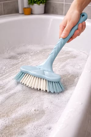 3’lü Hijyenik Temizlik Fırça Seti | Banyo-Lavabo-Bulaşık İçin Ayrı Fırça | Çok Amaçlı Güçlü Temizlik