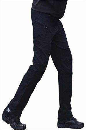 Siyah Unisex Taktik Pantolon