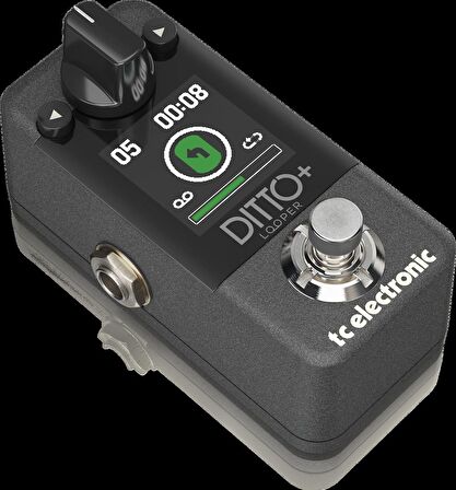 Tc Electronic DITTO + LOOPER Yeni Nesil 60 Dakikalık Çok Oturumlu Döngü Pedalı