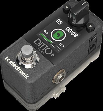 Tc Electronic DITTO + LOOPER Yeni Nesil 60 Dakikalık Çok Oturumlu Döngü Pedalı