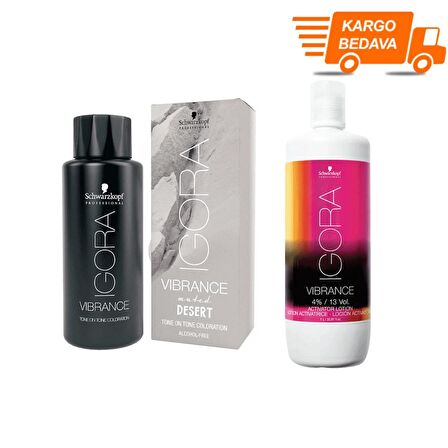 2 Adet Vibrance 7-42 Muted Desert Saç Boyası + 1l Oksidan (orijinal)