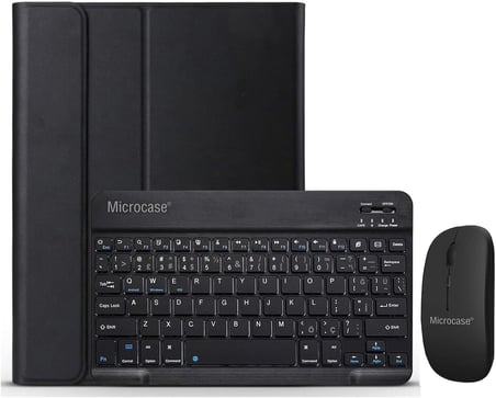 Microcase Honor Pad X9 11.5 inch Tablet Bluetooth Klavye ve Mouse + Standlı Kılıf - BKK6