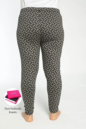 Büyük Beden Cepli Viskon Yazlık Pijama Altı y6