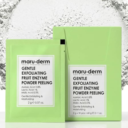Maru.Derm Hassas Ciltler için Meyve Enzimli Pudra Peeling 60 g