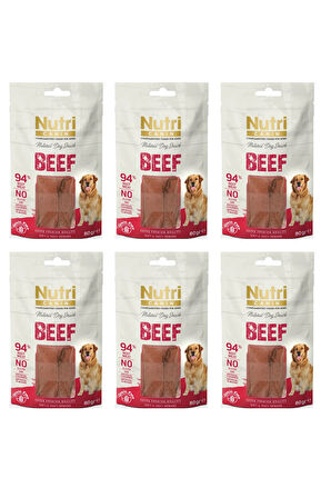 Nutri Canin Sığır Fileto Tahılsız Köpek Ödülü 80 Gr. X 6 Adet