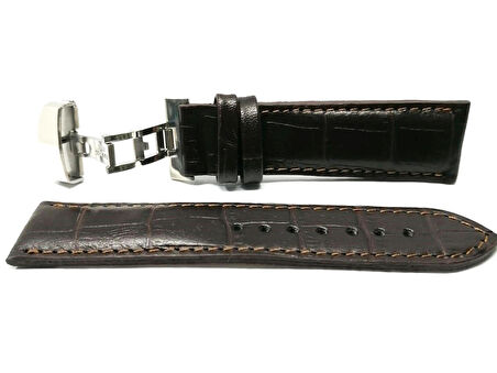 Hertür Saate Uygun  Kelebek  Toka  20   mm Koyu Kahverengi   Kordon