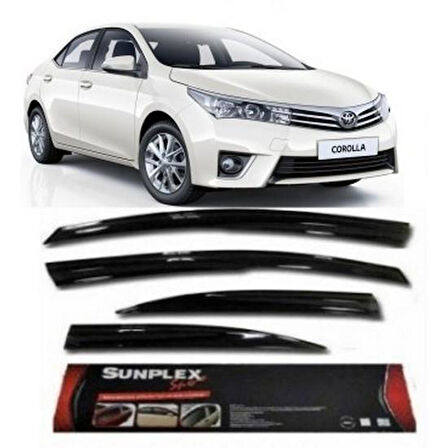 TOYOTA COROLLA 2013-2018 SUNPLEX 4LÜ CAM RÜZGARLIĞI