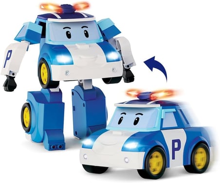 Sesli ve Işıklı Büyük Transforming Robot Poli
