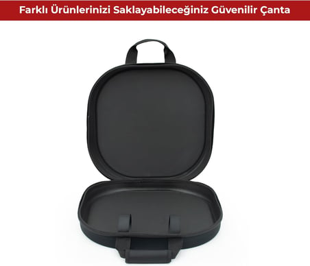 GoboEnergy Elektrikli Araç Şarj Çantası | Kablo Çantası | Akü Takviye Kablosu Çantası | Araç İçin Toparlayıcı Kablo ve Hortum Çantası