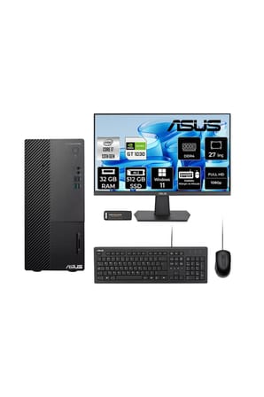 ExpertCenter D500ME i7 13700 32GB 512GB SSD GT1030/4GB W11P Masaüstü Bilgisayar + 27" Monitör