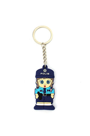Polis Figürlü Anahtarlık Mdl81